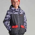 Rip Curl Snake Printed Snow Jacket Jet Black - imagine 3