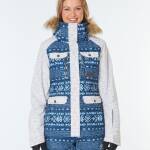 Rip Curl Chic Snow Jacket Mid Blue Wash - imagine 1