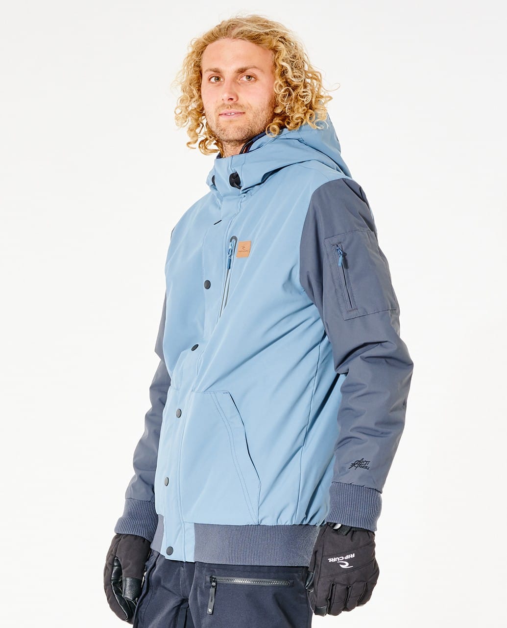 Rip Curl Traction Snow Jacket Slate Blue | Cumpara Online | ShopH2O
