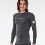 Rip Curl Dawn Patrol Perf Long Sleeve UV Tee Black Marled - imagine 1