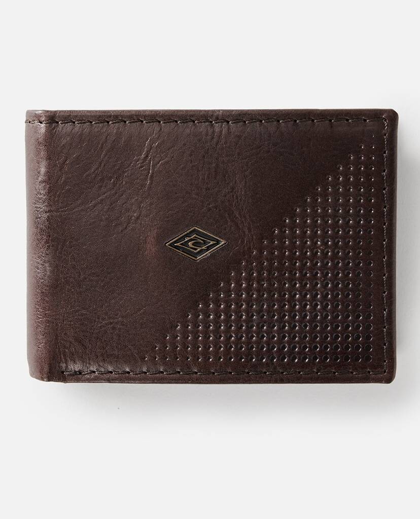 Rip Curl Perforation RFID Slim Wallet Tobacco
