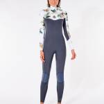 Rip Curl Women Dawn Patrol 3/2 Chest Zip Wetsuit - imagine 1
