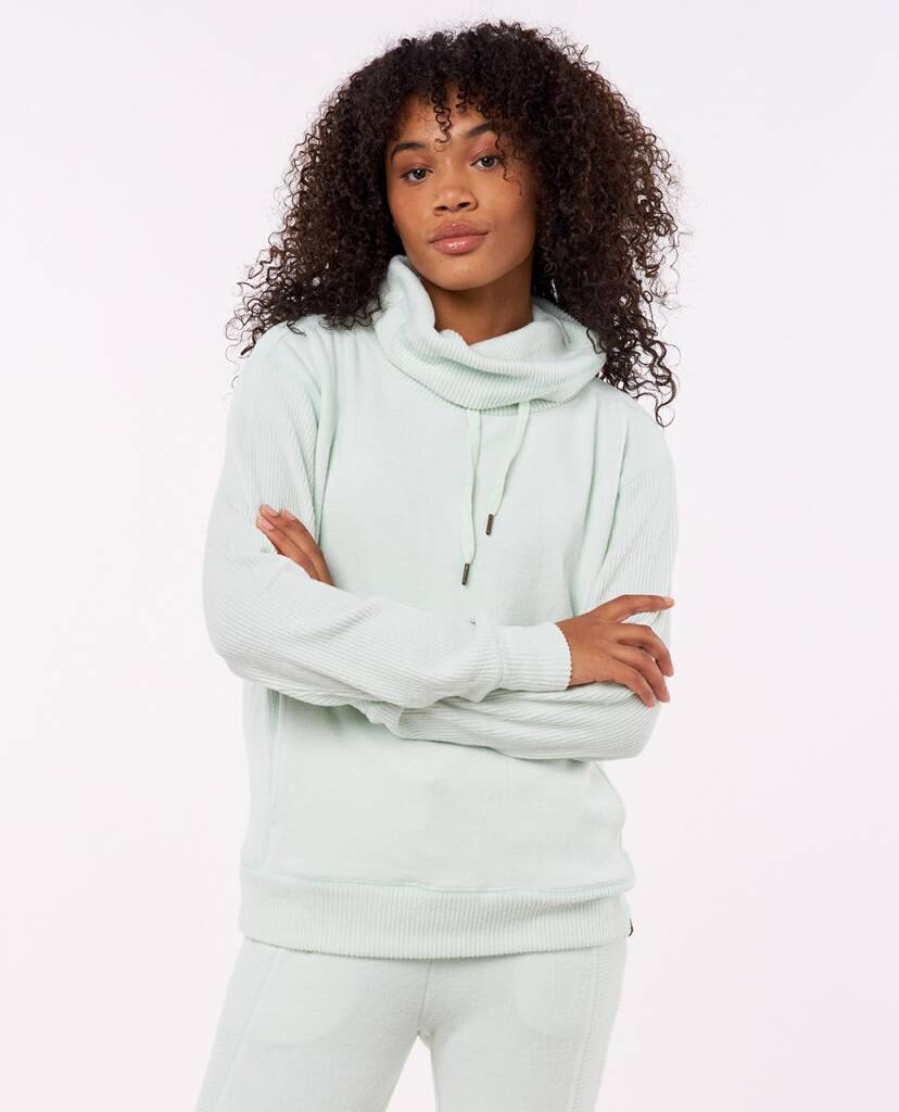 Rip Curl Cosy II Roll Neck Fleece Mint Marle