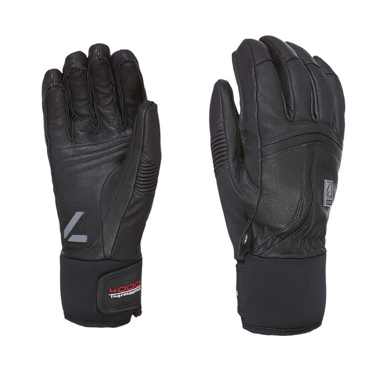 Level Off Piste Leather Glove Black