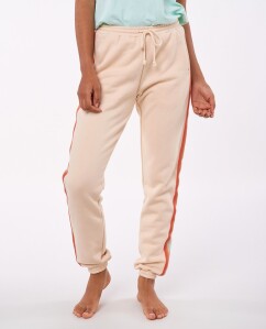 Rip Curl Striped Trackpant Off White