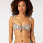 Rip Curl Afterglow Ditsy Bandeau Bikini Top - imagine 1