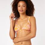Rip Curl Afterglow Fixed Triangle Bikini Top Pink - imagine 1