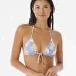 Rip Curl Oceans Together Revo Triangle Bikini Top Blue - imagine 1
