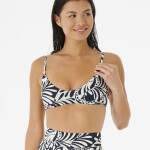 Rip Curl Afterglow Swirl Bralette Bikini Top Navy - imagine 1