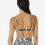 Rip Curl Afterglow Swirl Bralette Bikini Top Navy - imagine 3