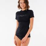 Rip Curl Golden Rays Short Sleeve UV Tee Black - imagine 1