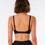 Rip Curl Premium Surf D Cup Crop Bikini Top Black - imagine 4