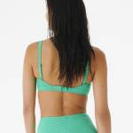 Rip Curl Premium Surf D Cup Crop Bikini Top Green - imagine 3