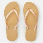 Rip Curl Script Wave Open Toe Shoes Gold - imagine 1