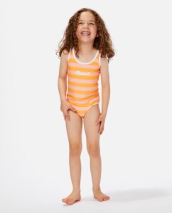 Rip Curl Vacation Club One Piece Mini Girl Shell Coral