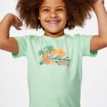 Rip Curl Low Tide Standard Tee Mini Girl Mint - imagine 1