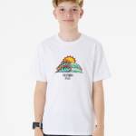Rip Curl Desto Tee Boy White - imagine 1