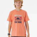 Rip Curl Desto Tee Boy Peach - imagine 1