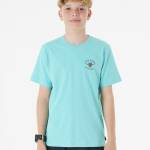 Rip Curl Desto Tee Boy Aqua - imagine 1