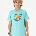 Rip Curl Action Tee Boy Aqua - imagine 1