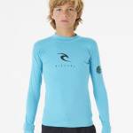 Rip Curl Corps Long Sleeve Rash Vest Boy Blue - imagine 1