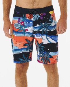 Rip Curl Mirage Postcards 19" Boardshort Black