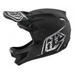 Troy Lee Designs D4 Mips Carbon Stealth Black Silver 2023 - imagine 1