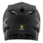 Troy Lee Designs D4 Mips Carbon Stealth Black Silver 2023 - imagine 5