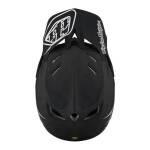 Troy Lee Designs D4 Mips Carbon Stealth Black Silver 2023 - imagine 4