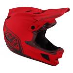Troy Lee Designs D4 Mips Composite Stealth Red 2023 - imagine 3