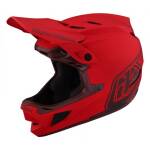 Troy Lee Designs D4 Mips Composite Stealth Red 2023 - imagine 1
