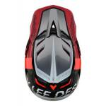 Troy Lee Designs D4 Mips Composite Qualifier Silver Red 2023 - imagine 4