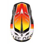 Troy Lee Designs D4 Mips Composite Qualifier White Orange 2023 - imagine 5