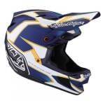 Troy Lee Designs D4 Mips Composite Matrix Blue 2023 - imagine 3