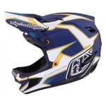 Troy Lee Designs D4 Mips Composite Matrix Blue 2023 - imagine 1