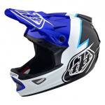 Troy Lee Designs D3 Fiberlite Volt Blue 2023 - imagine 1