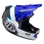Troy Lee Designs D3 Fiberlite Volt Blue 2023 - imagine 3