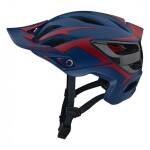 Troy Lee Designs A3 Mips Fang Dark Blue Burgundy 2023 - imagine 1