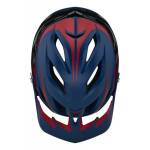 Troy Lee Designs A3 Mips Fang Dark Blue Burgundy 2023 - imagine 4