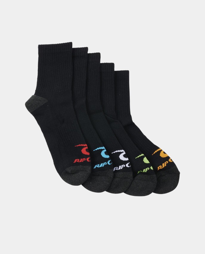 Rip Curl Corp Crew Pack 5 Sock Boy