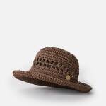 Rip Curl Essentials Crochet Bucket Brown - imagine 1