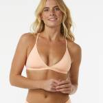 Rip Curl Classic Surf Xback Triangle Bikini Top Bright Peach - imagine 1