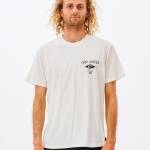 Rip Curl Fade Out Icon Short Sleeve Tee Bone - imagine 1