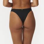 Rip Curl Premium Surf Hi Leg Brazilian Bikini Bottom Black - imagine 3
