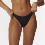 Rip Curl Premium Surf Hi Leg Brazilian Bikini Bottom Black - imagine 1
