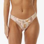 Rip Curl Block Party Cheeky Bikini Bottom Peach - imagine 1