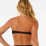 Rip Curl Dreams Bandeau Bikini Top Black - imagine 3