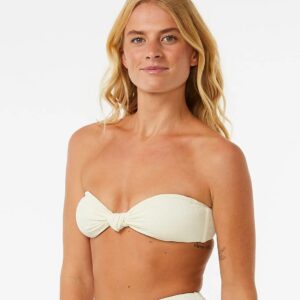 Rip Curl Dreams Bandeau Bikini Top Off White