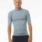 Rip Curl Dawn Patrol UPF Perf SS Mineral Blue Marle - imagine 1