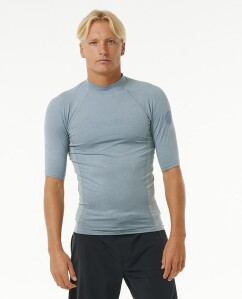 Rip Curl Dawn Patrol UPF Perf SS Mineral Blue Marle